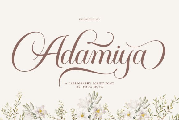 Adamiya: A Handwritten Font That Elevates Brand Identity