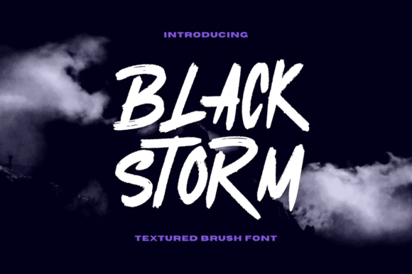 Black Storm: The Bold Typeface for Impactful Editorial Design