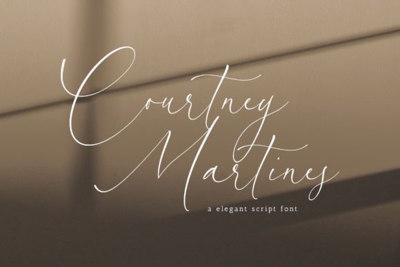 Courtney Martines: The Premium Script Typeface for Campaign Clarity