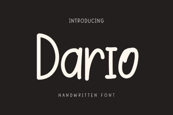 Dario: The Handwritten Typeface That Elevates Small Business Branding