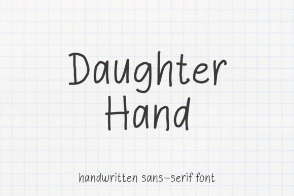 Daughter Hand: The Perfect Script Font for Small Business Branding
