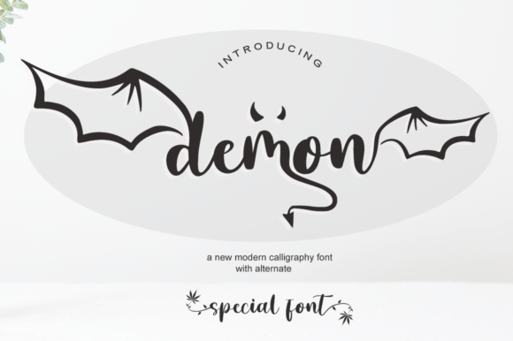 Demon Font: The Elegant Handwritten Typeface for Your Craft Business