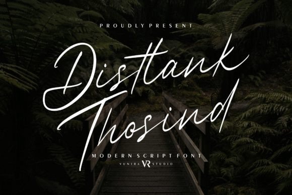 Distlank Thosind: A Timeless Handwritten Typeface for Authentic Branding