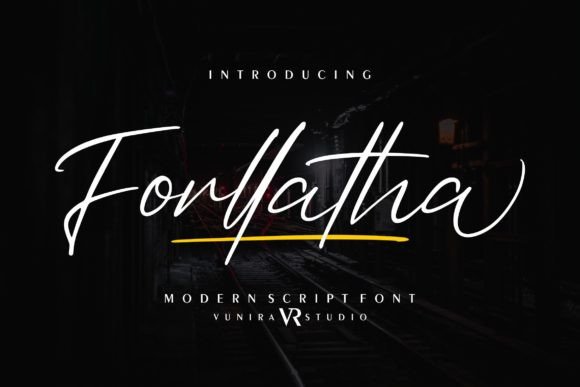 Forllatha: The Luxury Handwritten Font for Crafters and Sellers