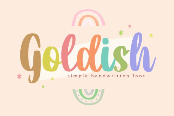 Goldish: A Playful Script Typeface for Modern Editorial Design