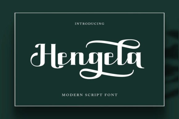 Hengela: The Modern Handwritten Font for Scroll-Stopping Visuals