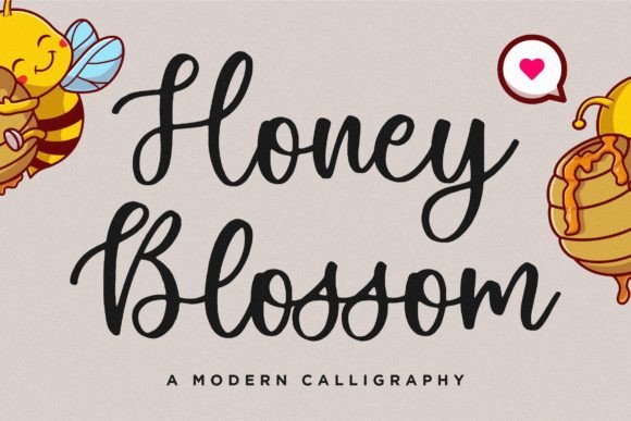 Honey Blossom Font for Modern Web Design