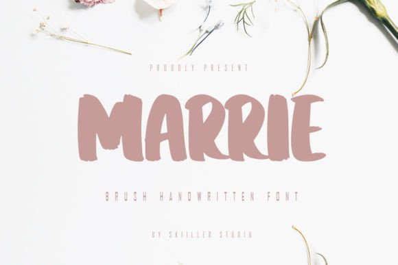 Marrie: A Bold Script Typeface for Creative Web Design