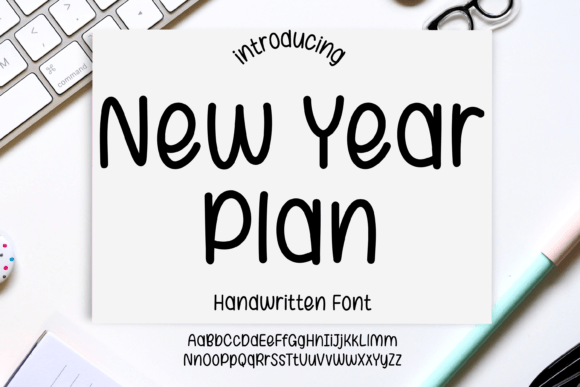 New Year Plan: The Handwritten Typeface for Modern Web Design