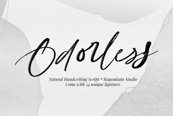 Odorless: The Imperfect Script Font for Handmade Brands