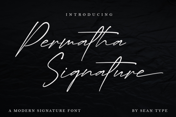 Permatha Signature: The Premium Font for Polished Brand Identity