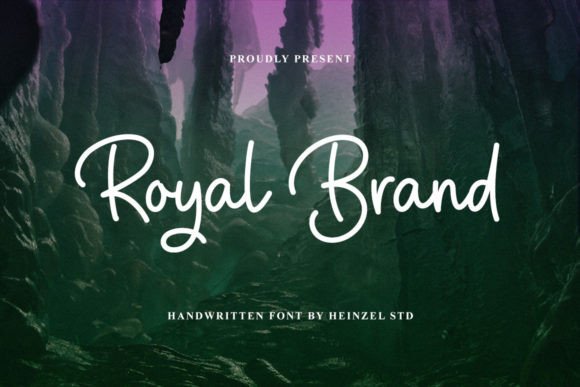 Royal Brand: A Flowing Handwritten Typeface for Elegant Design