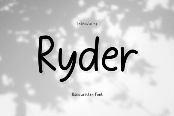 Ryder Handwritten Font for Web Design