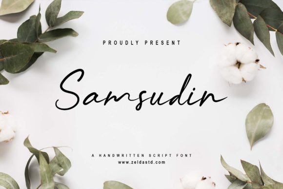 Samsudin: The Handwritten Typeface for Authentic Editorial Design