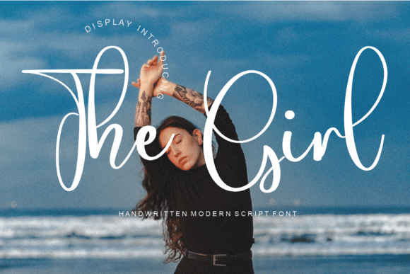 The Girl: A Handwritten Typeface for Editorial Design
